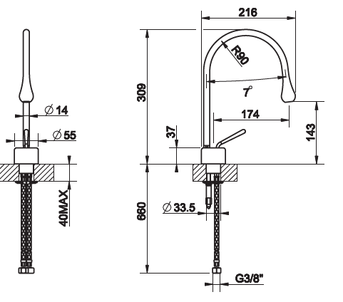 Basin Mixer